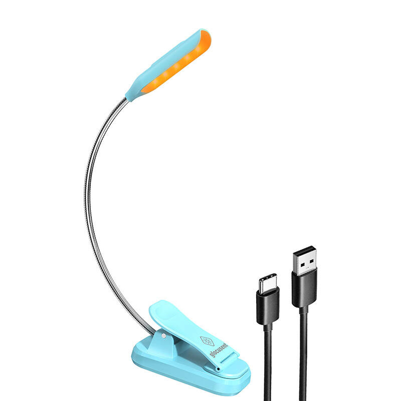 Wireless Clip-on Book Light Glocusent GLCSNTBL103B USB-C Blue (0)