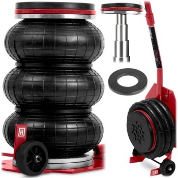 Pneumatic Air Jack 3.5 Ton Humberg HM-382 Triple Bag Car Lift for Garage