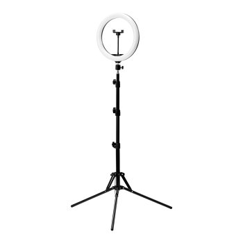 Glow Ring Lamp 10" Rgb Bsc with Tripod 10W