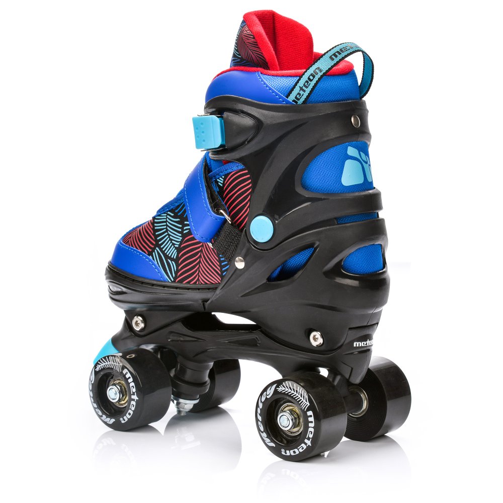 Meteor Merley Adjustable Size Roller Skates Quad Rollers - Size L, 39-42 (0)