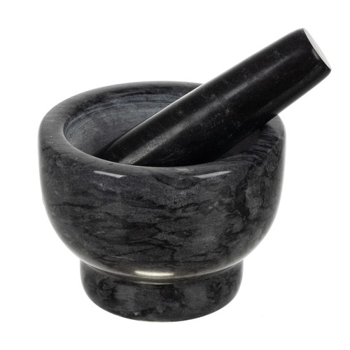 Natural Marble Mortar and Pestle (2)