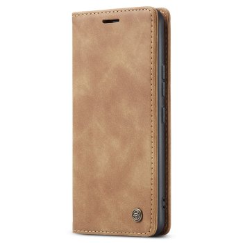 Samsung Galaxy A54 (SM-A546) CASEME Wallet Magnetic Leather Case Cover, Coffee