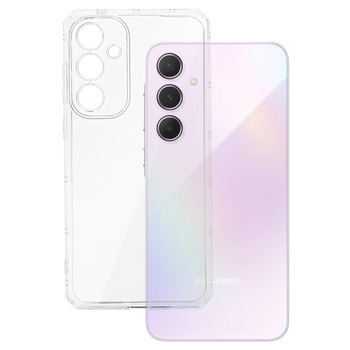 Samsung Galaxy A55 ( SM-A556B/DS ) Anti-slip 4 Corners Shockproof Cover Case, Transparent