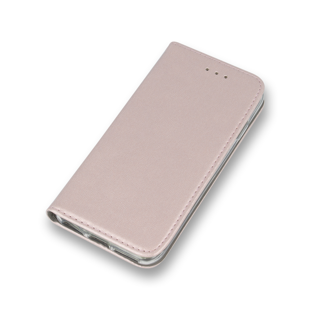Samsung Galaxy A71 (SM-A715F) Smart Magnetic Leather Case Cover Stand, Rose Gold (2)