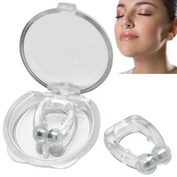 Magnetic Nasal Clip Against Snoring