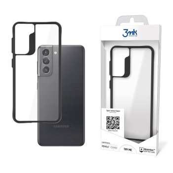 Samsung Galaxy S21 (SM-G991) 3MK Satin Armor Case+ Case Cover, Transparent