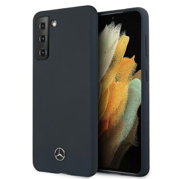 Mercedes MEHCS21SSILNA S21 G991 blue hardcase Silicone Line