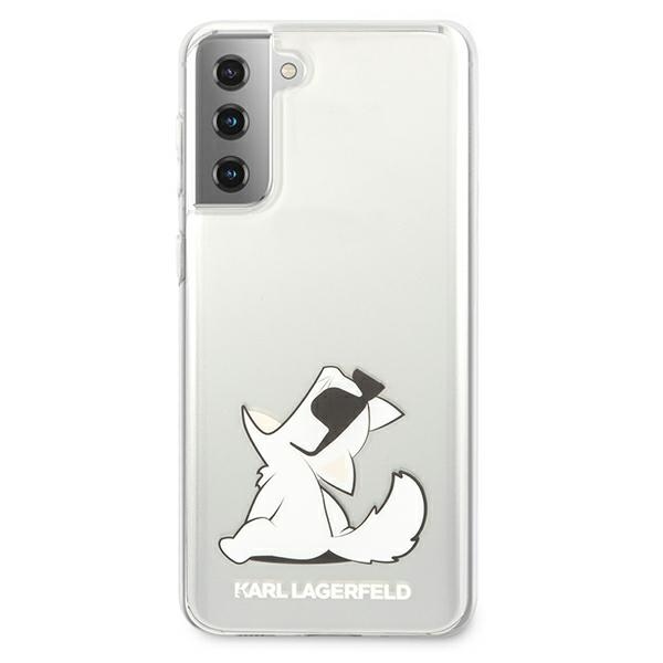 Karl Lagerfeld Samsung Galaxy S21+ Case Choupette Fun, Transparent (1)