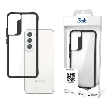 Samsung Galaxy S22 5G (SM-S901) 3MK Satin Armor+ Clear Case Cover, Transparent