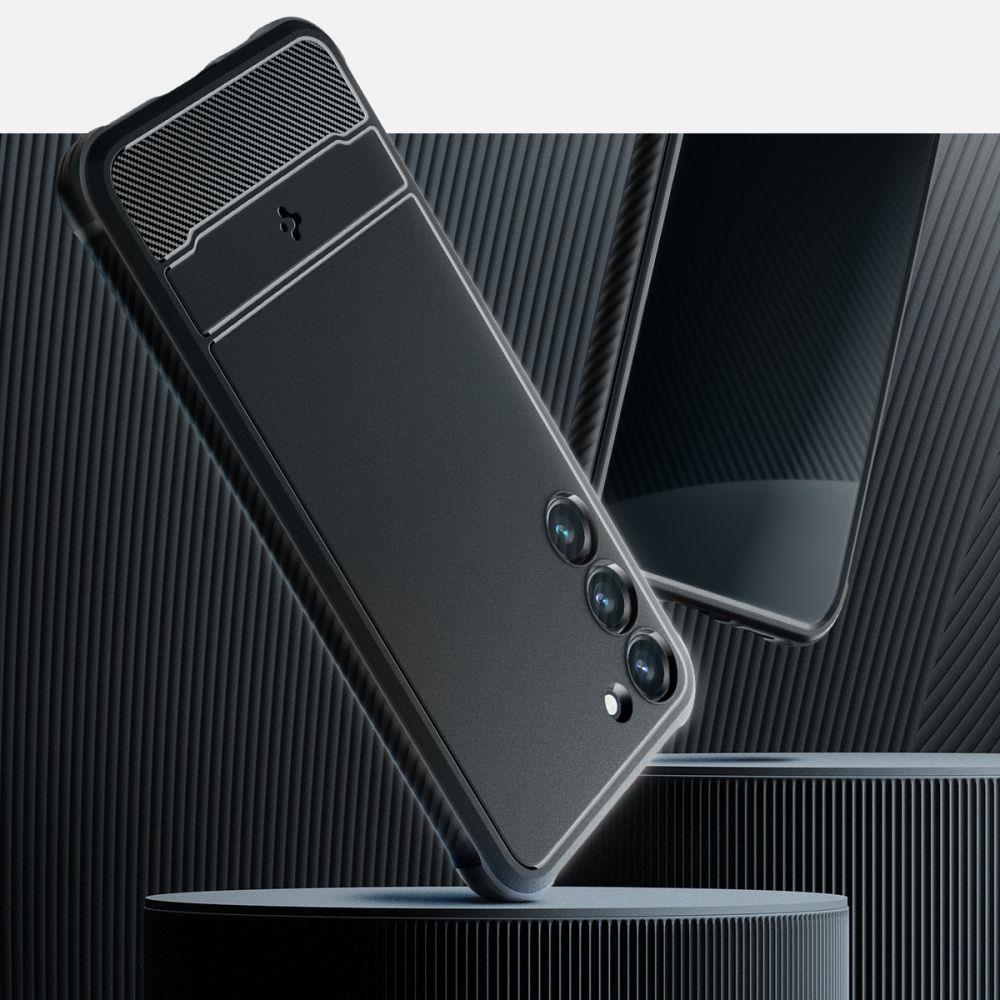 Samsung Galaxy S23 (SM-S911) Spigen Rugged Armor Case Cover, Black (2)