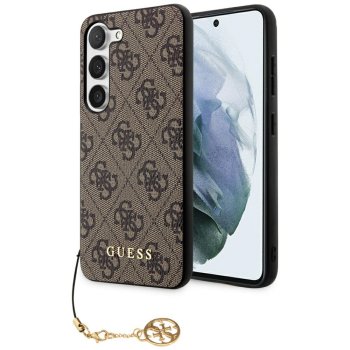 Samsung Galaxy S23 (SM-S911) Guess Charms Collection Case Cover (GUHCS23SGF4GBR), Brown
