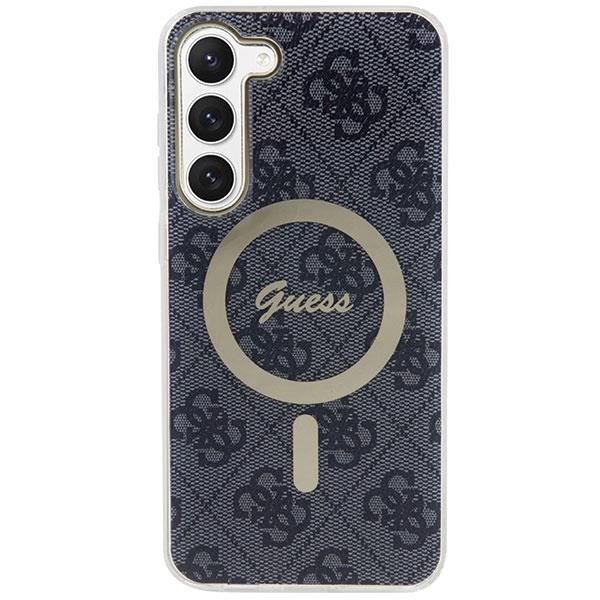 Samsung Galaxy S23 (SM-S911) Guess 4G MagSafe Case Cover (GUHMS23SH4STK), Black (1)