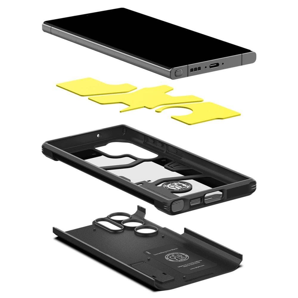 Samsung Galaxy S23 Ultra (SM-S918) Spigen Tough Armor Case Cover, Black (3)