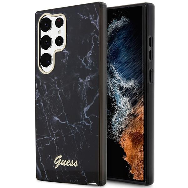 Samsung Galaxy S23 Ultra (SM-S918) Guess Marble Case Cover (GUHCS23LPCUMAK), Black (0)