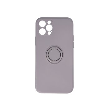 Samsung Galaxy S24 (SM-S921) Ring Case Cover with Finger Grip, Gray