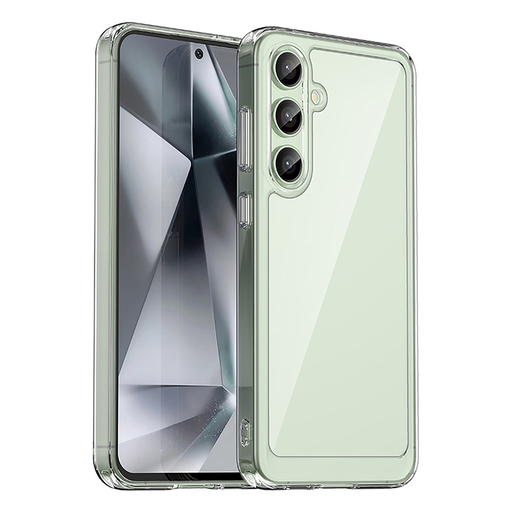 Samsung Galaxy S24 FE ( SM-S721 ) Outer Space TPU Case Cover, Transparent