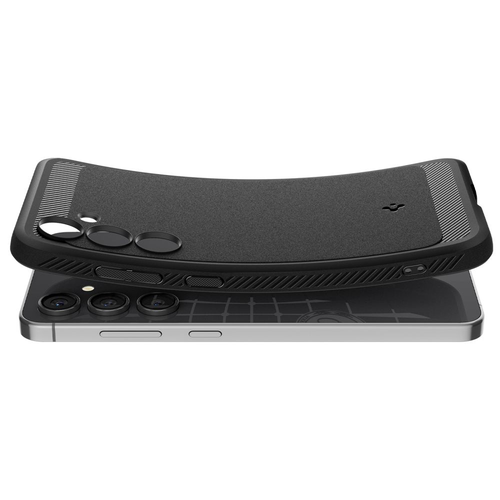Samsung Galaxy S24 FE ( SM-S721B/DS ) Spigen Rugged Armor Case Cover, Black (3)