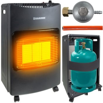 KAMINER Portable Gas Cabinet Heater PL 26157, 4200W, for up to 60 m²