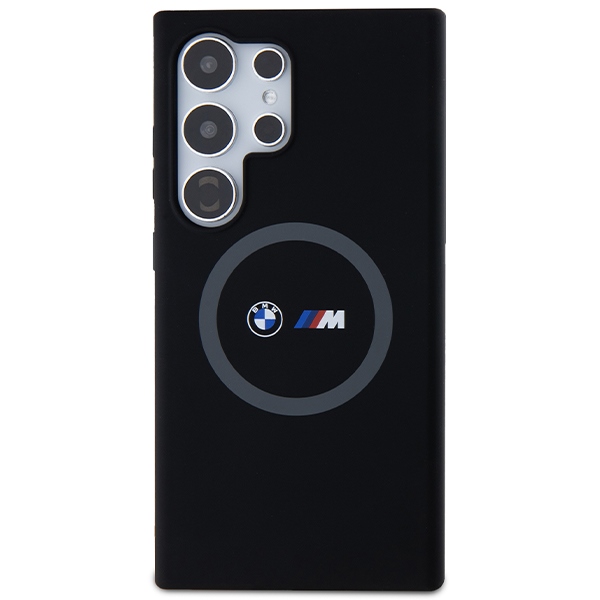 BMW M Silicone Printed Ring MagSafe case for Samsung Galaxy S24 Ultra - black (1)