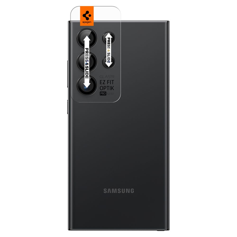 Spigen Optik.tR EZ Fit Camera Protector for Samsung Galaxy S24 Ultra - Black 2 pcs. (0)