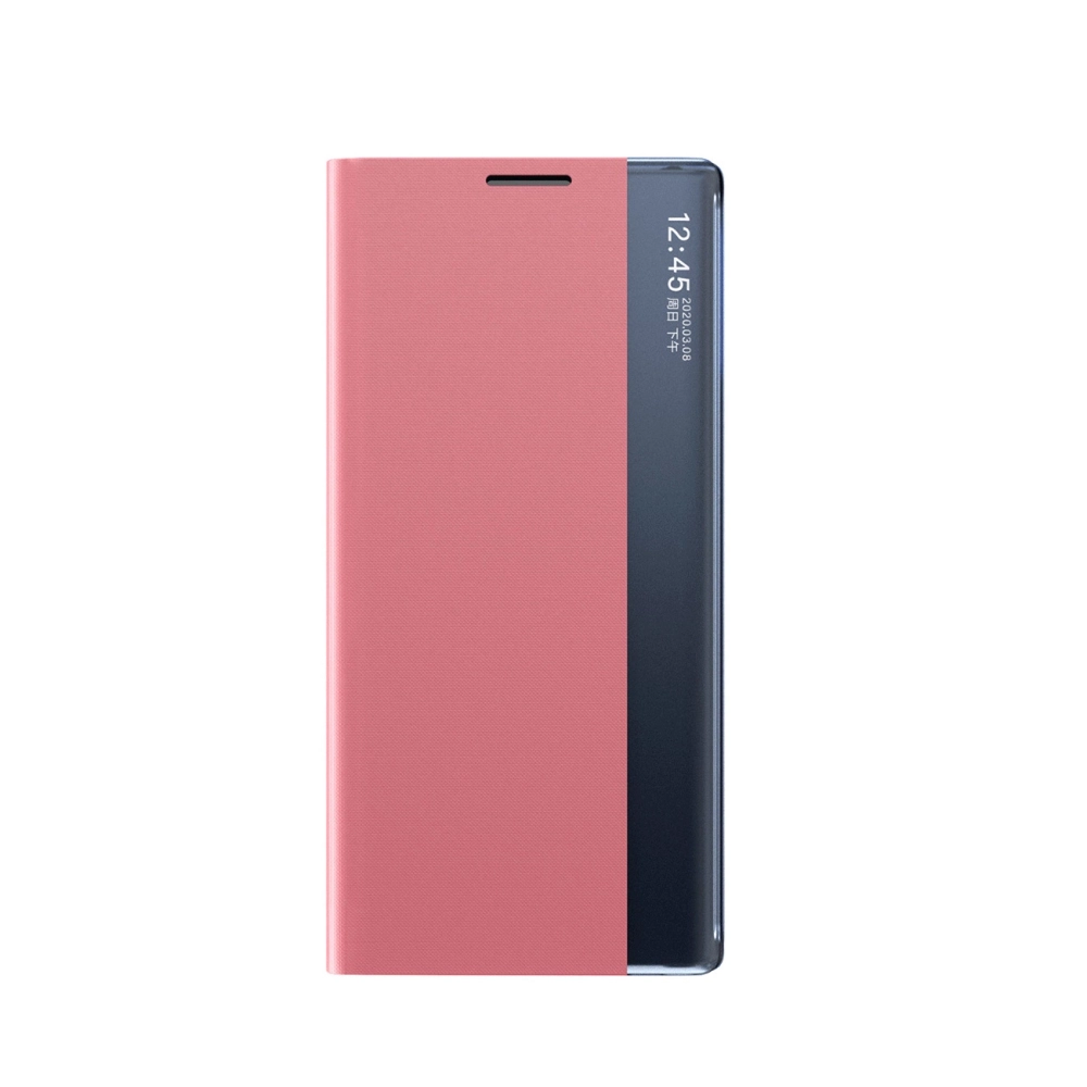 New Sleep Case Cover with Flip and Stand Samsung Galaxy S25 Edge - Pink