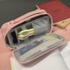 Double Extendable Pencil Case Maaleo 24517, Pink