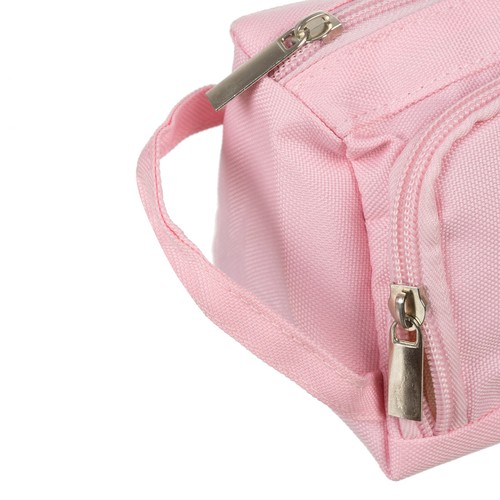 Double Extendable Pencil Case Maaleo 24519, Pink (1)