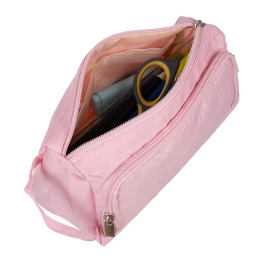 Double Extendable Pencil Case Maaleo 24519, Pink (8)