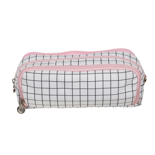 Triple Folding Pencil Case Maaleo 24514, Checkered (9)