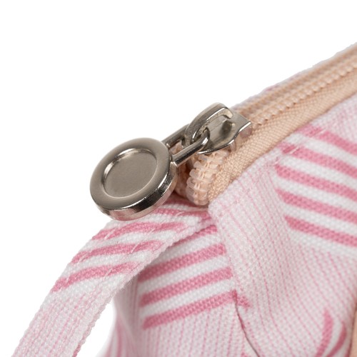 Two-Compartment Folding School Pencil Case Pouch, Pink (5)