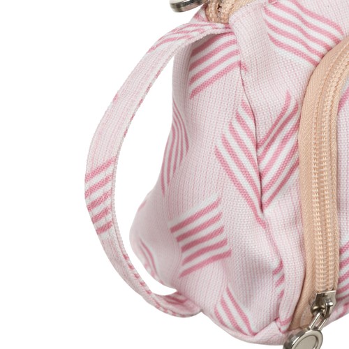 Two-Compartment Folding School Pencil Case Pouch, Pink (6)
