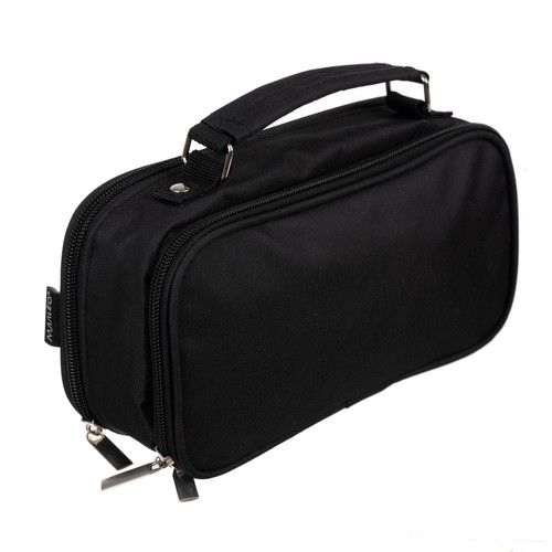 Double Extendable Pencil Case Maaleo 24516, Black (2)