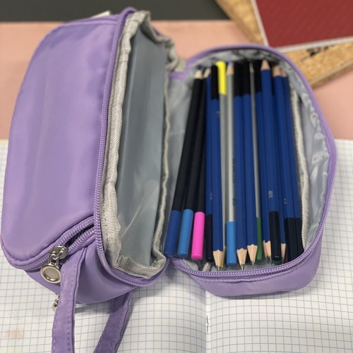 Maaleo 24518 Four-compartment Extendable Pencil Case, Purple (5)
