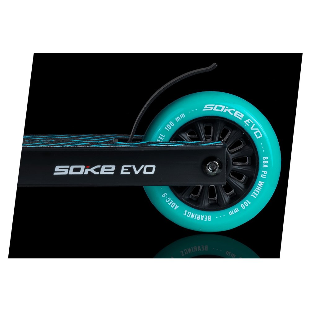 SOKE EVO Pro Stunt Scooter for Freestyle Tricks, Black (1)