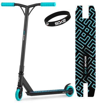 SOKE EVO Pro Stunt Scooter for Freestyle Tricks, Black