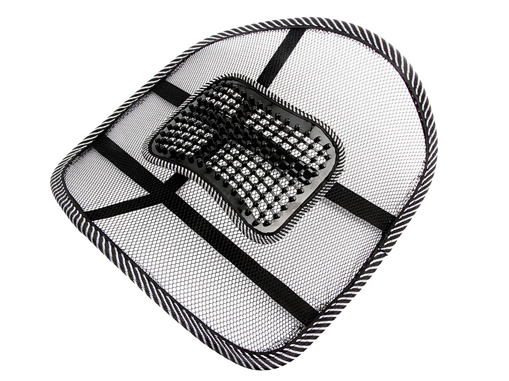 Ergonomic Lumbar Support Cushion with Massage for Chair, Black (0)