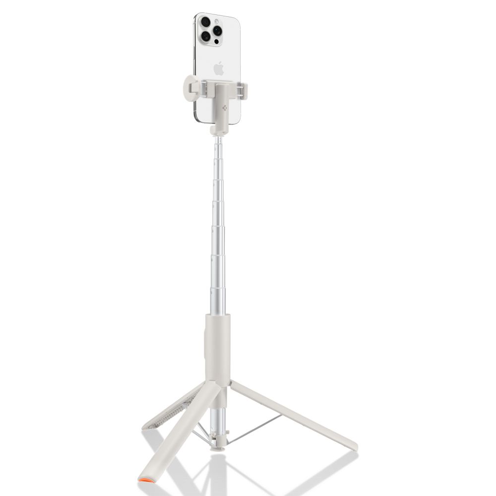 Spigen S541W Bluetooth Selfie Stick - White (2)