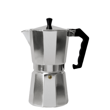 Moka Pot Espresso Coffee Maker 300ml - 6 Cup, Silver