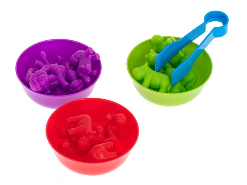 Small educational animals for children who are learning to count and sort, set of 36 el. (2)