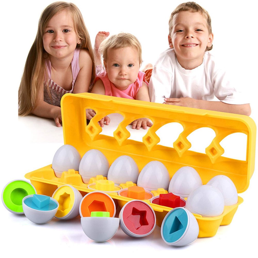 Montessori Shape Matching Egg Sorter Puzzle (0)