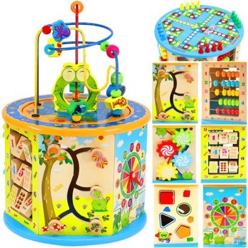 Wooden Activity Cube 8-in-1 Educational Toy 22429