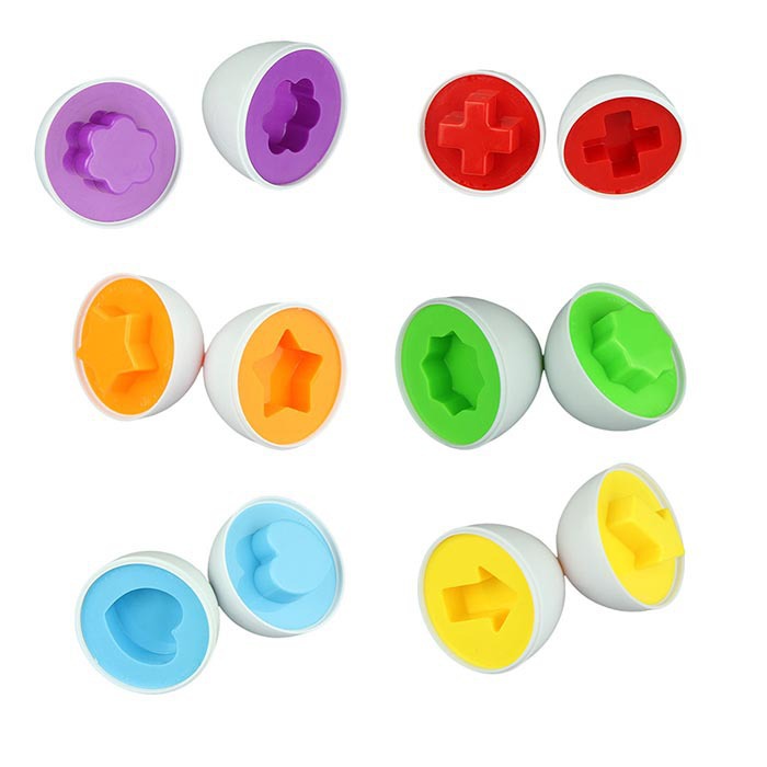 Educational Toy Eggs Match shapes and colors (1)
