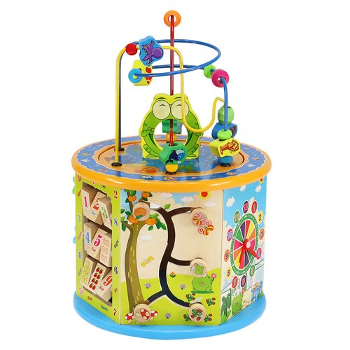 Wooden Activity Cube 8-in-1 Educational Toy 22429 (3)