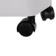 Ruhhy 4-Tier Slim Storage Cart on Wheels for Kitchen & Bathroom 24291, White