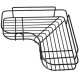 Bathroom and Kitchen Corner Shelf Storage, Black