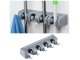 Tool Rack and Brush Mop Hanger Holder Organizer