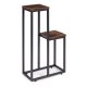 Plant Stand 2-Tier Metal Flower Pot Holder Rack Industrial Loft Style ModernHome ME-ATS13