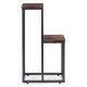 Plant Stand 2-Tier Metal Flower Pot Holder Rack Industrial Loft Style ModernHome ME-ATS13