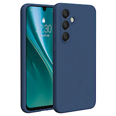 Samsung Galaxy S26 Ultra (SM-S948B/DS) Matt Silicone Color Case Cover, Blue