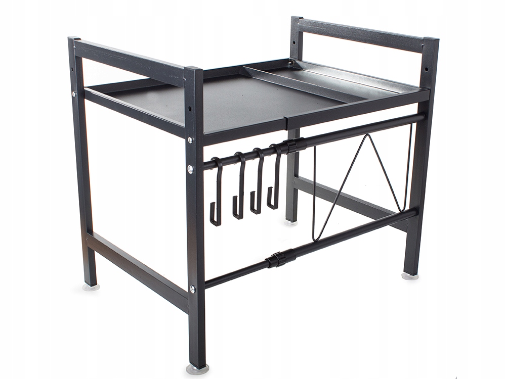 Microwave Oven Rack Adjustable Kitchen Shelf (1)